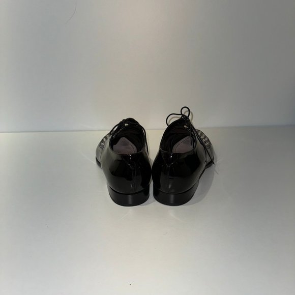 Saint Laurent Checkerboard Derby Shoes in Black - Picture 7 of 7